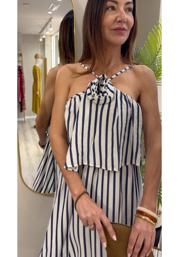 VEST NAVY FLOR