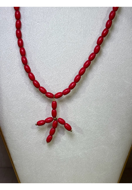 COLLAR CRUZ RED
