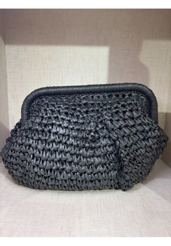 BANDOLERA RAFIA BLACK