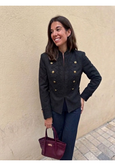 BLAZER MICRO BORDADA