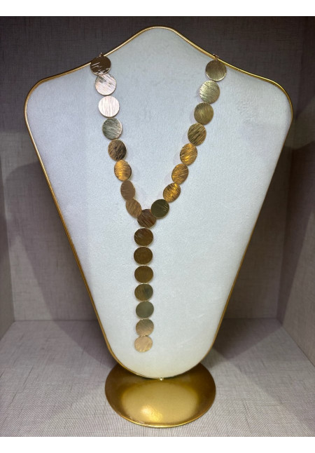 COLLAR CASCADA DISCOS